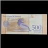 Image 2 : 2017 Venezuela 500 Bolivares Note P# 94B Grades Gem CU