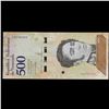 Image 3 : 2017 Venezuela 500 Bolivares Note P# 94B Grades Gem CU