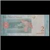 Image 3 : 2018 Venezuela 2 Bolivares Note P# 101 Grades Gem CU