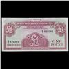 Image 4 : Set of 2 Concecutive 1962 Great Britain Military payment 1 Pound Note P# M36A Grades CU