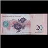 Image 2 : 2013 Venezuela 20 Bolivares Note P# 91F Grades Gem+ CU