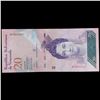 Image 3 : 2013 Venezuela 20 Bolivares Note P# 91F Grades Gem+ CU