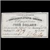 Image 2 : C.S.A. 4 Dollar Note Aug 19, 1862 Grades Select CU