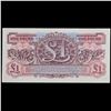 Image 3 : Set of 2 Concecutive 1950 Great Britain Military Payment 1 Pound Note P# m22A Grades CU