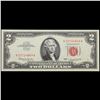 Image 2 : 1963 $2 Red seal United States Note Grades Select CU