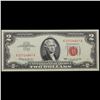 Image 2 : 1963 $2 Red seal United States Note Grades Gem+ CU