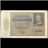 Image 2 : 1922 Germany (Weimar Republic) 10,000 Marks "Vampire" Post-WWI Hyperinflation Note P# 70 Grades vf++