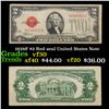 Image 1 : 1928F $2 Red seal United States Note Grades vf++