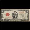 Image 2 : 1928F $2 Red seal United States Note Grades vf++