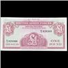 Image 4 : 2x Consecutive 1962 4th Series British Armed Forces 1 Pound Special Voucher, CU! P# M36a Grades Gem 