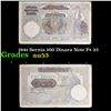 Image 1 : 1941 Sernia 100 Dinara Note P# 23 Grades Select AU