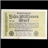 Image 2 : 1923 Germany 10 Millionen Mark Note P# 106C Grades Choice AU/BU Slider