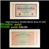 Image 1 : 1923 German 20,000 Mark Note P# 85C Grades Select AU
