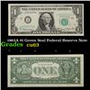 Image 1 : 1963A $1 Green Seal Federal Reserve Note Grades Select CU