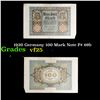 Image 1 : 1920 Germany 100 Mark Note P# 69b Grades vf+