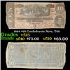 Image 1 : 1864 $10 Confederate Note, T68 Grades vf+