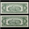 Image 3 : 2x Consecutive 1963A $2 Red Seal United States Notes, All CU! Grades Brilliant Uncirculated