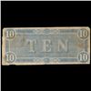 Image 2 : 1864 $10 Confederate Note, T68 Grades vf+