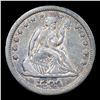 Image 2 : 1844-p Seated Liberty Quarter 25c Grades xf