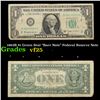 Image 1 : 1963B $1 Green Seal "Barr Note" Federal Reserve Note Grades vf+