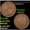 Image 1 : 1917 Canada Cent 1c King George V KM-21 Grades Select Unc BN