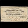 Image 2 : 1861 Confederate States $20 Interest Note Grades Select CU