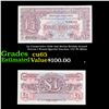 Image 1 : 2x Consecutive 1948 2nd Series British Armed Forces 1 Pound Special Voucher, CU! P# M22a Grades Gem 