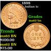 Image 1 : 1898 Indian Cent 1c Grades Select Unc BN