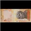 Image 2 : 2007 Venezuela 5 Bolivares Note P# 89B Grades Gem CU