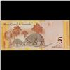 Image 3 : 2007 Venezuela 5 Bolivares Note P# 89B Grades Gem CU