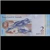 Image 3 : 2012 Venezuela 2 Bolivares Note P# 88E Grades Gem CU