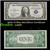 Image 1 : 1935c $1 Blue Seal Silver Certificate Grades Select CU