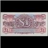 Image 5 : Set of 2 Concecutive 1950 Great Britain Military Payment 1 Pound Note P# m22A Grades CU