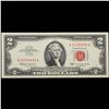 Image 2 : 1963 $2 Red seal United States Note Grades Choice AU/BU Slider