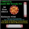 Image 1 : Shotgun Lincoln 1c roll, 1982-d 50 pcs Bank Wrapper.
