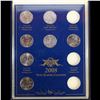 Image 3 : 2008 Statehood Quarter Mint Set in a 10 Coin slot display case by United State Commemorative Gallery