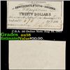 Image 1 : C.S.A. 20 Dollar Note Aug 19, 1861 Grades Choice AU/BU Slider