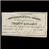 Image 2 : C.S.A. 20 Dollar Note Aug 19, 1861 Grades Choice AU/BU Slider