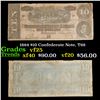 Image 1 : 1864 $10 Confederate Note, T68 Grades vf+