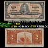 Image 1 : 1938 Canada 2 Dollar Note P# 59c Grades vf++