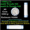 Image 1 : Shotgun Jefferson 5c roll, 1980-p 40 pcs Nickel Wrapper