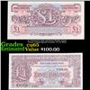 Image 1 : 2x Consecutive 1948 2nd Series British Armed Forces 1 Pound Special Voucher, CU! P# M22a Grades Gem 