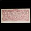 Image 3 : 1942-1944 Burma 10 Rupee Note (japanese Occupation) P# 16A Grades Choice AU/BU Slider