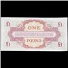 Image 3 : 2x Consecutive 1962 4th Series British Armed Forces 1 Pound Special Voucher, CU! P# M36a Grades Gem 