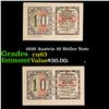 Image 1 : 1920 Austria 10 Heller Note Grades Select CU