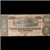 Image 2 : 1864 $10 Confederate Note, T68 Grades vf+