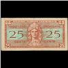 Image 3 : Military Payment Certificate (MPC) Series 521 25c Grades vf++