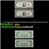 Image 1 : 2x Consecutive 1963A $2 Red Seal United States Notes, All CU! Grades Brilliant Uncirculated