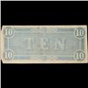 Image 3 : 1864 $10 Confederate Note, T68 Grades Select AU