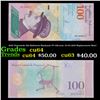 Image 1 : 2018 Venezuela 100 Bolivares Banknote P# 106-new, 22-03-2018 Replacement Note! Grades Choice CU